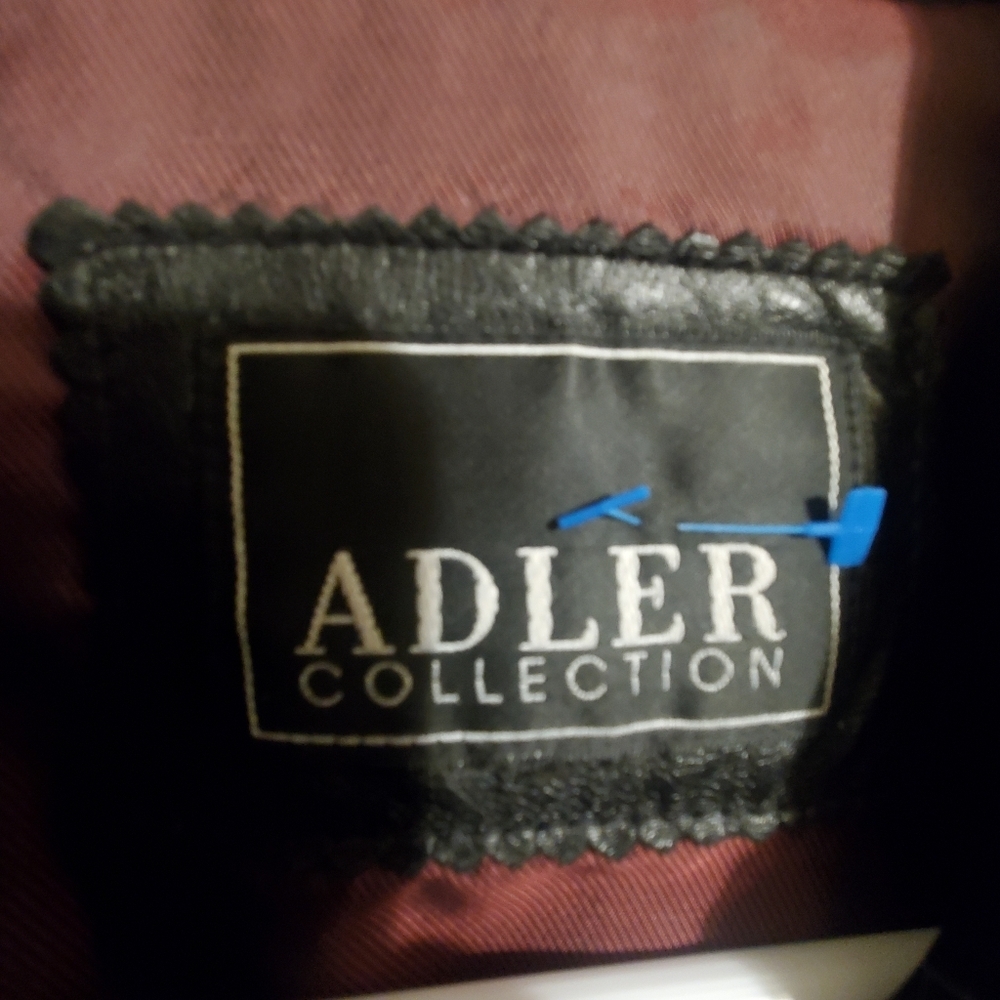 Adler Black Leather Zip-Front Women's Jacket - Picture 3 of 12